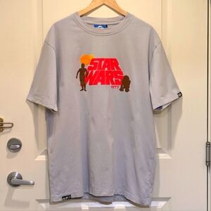 EUC HdPc x Star Wars L Light Blue 100% Cotton Tee